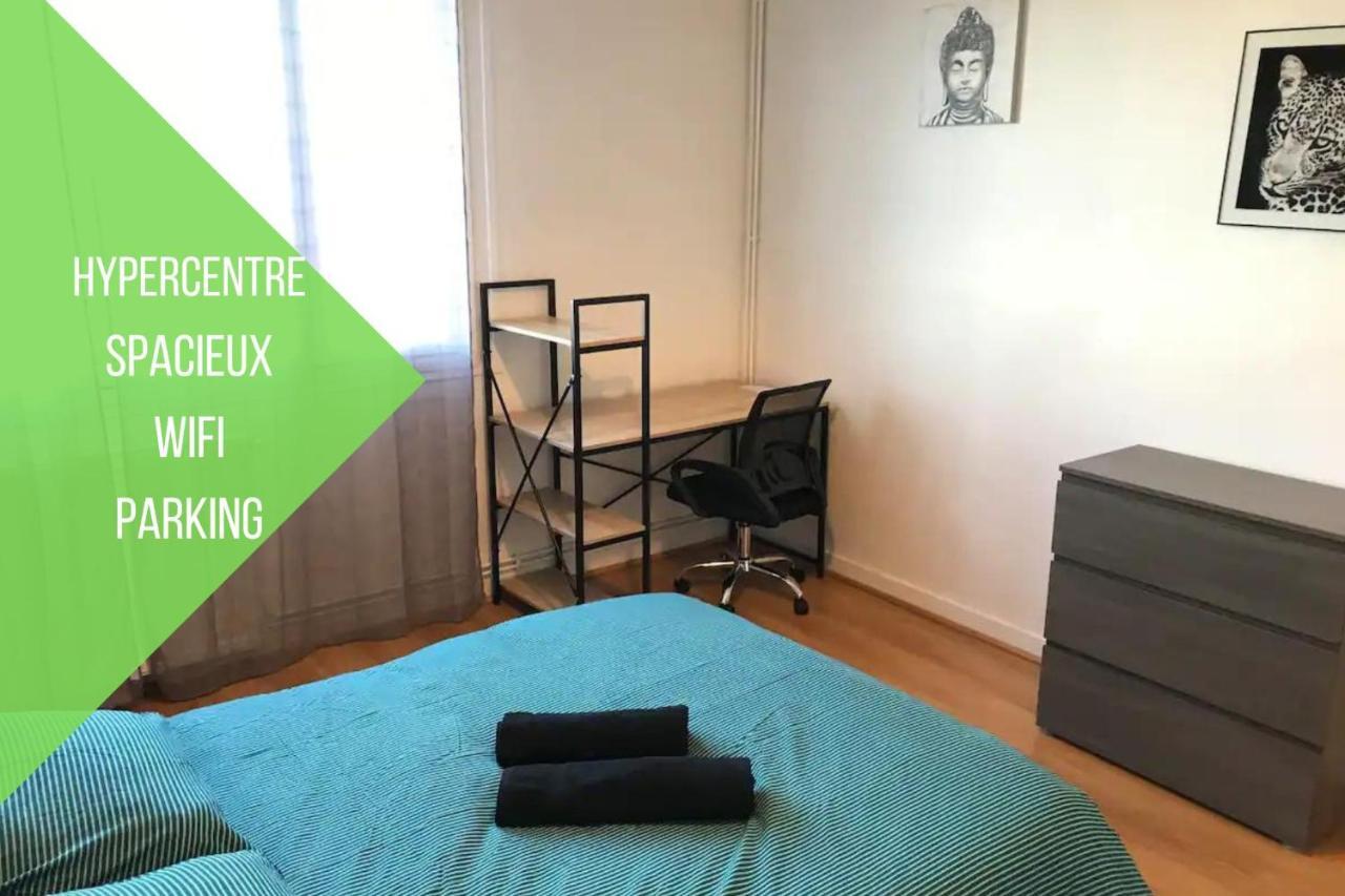 Le Voltaire -2 Chambres- 70M2- Hypercentre-Parking-Wifi Fibre- Nouvelle Literie Tarbes Exterior foto